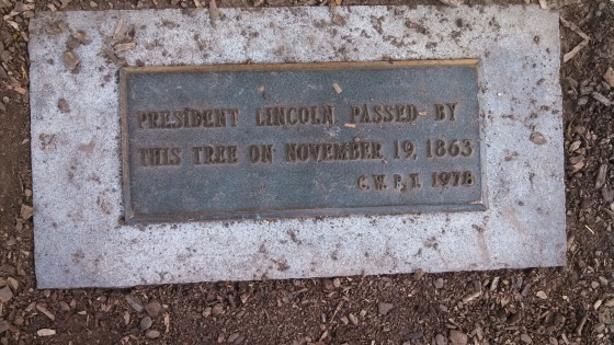 Lincoln plaque